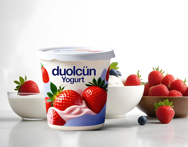 Yogurt Label Packaging Design