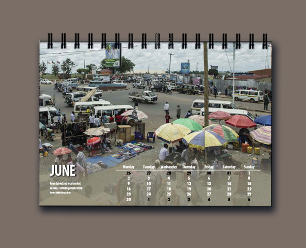 calendar developing country promoting peace