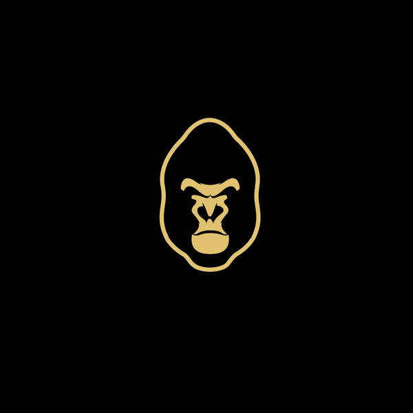 branding  ILLUSTRATION  gorilla design sport Crossfit animal Icon logo FIT
