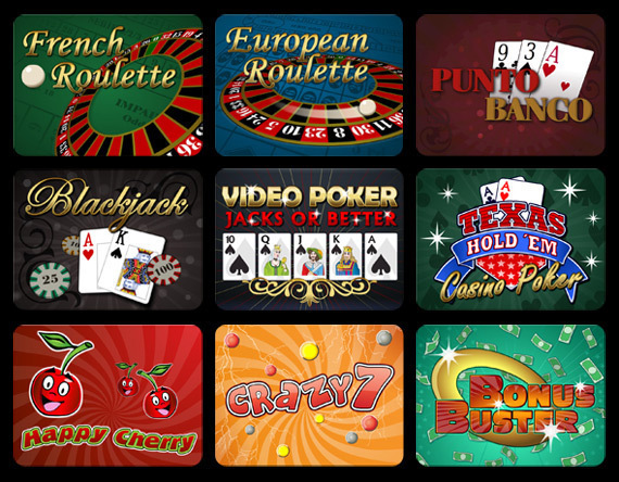 casino Casino games Slots roulette punto banco bacarrat Video Poker Poker Online Games Black Jack