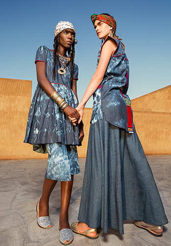 model photographer dubai new yorl editorial advertorial campaign Denim Ethnic Colourful 
