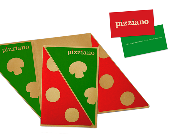 Pizza pizzeria box bag app menu restaurant Food  pie red green pizziano