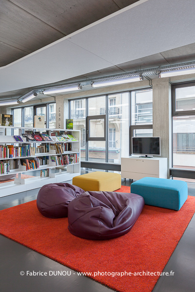 interiors Architecture intérieure mediatheque multimedia library library Multimedia  photographer Photographie photographe architecture Architectural Photographer