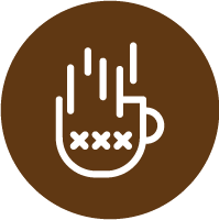 Coffee cup Icon set pictograms milk design flat round White Theme starbucks Italy minimalist essential