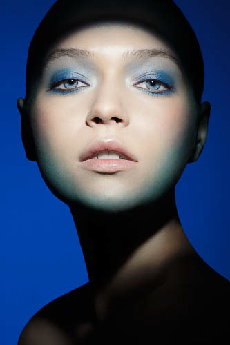 beauty light projection makeup closeup close-up