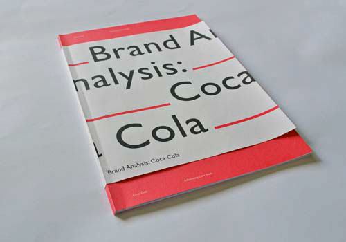 Coca-Cola Case Study publication Bookbinding product