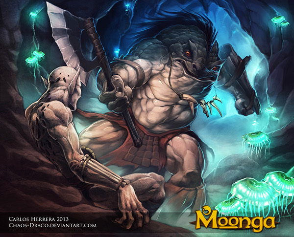 art fantasy game moonga adroid apple trading card game warrior