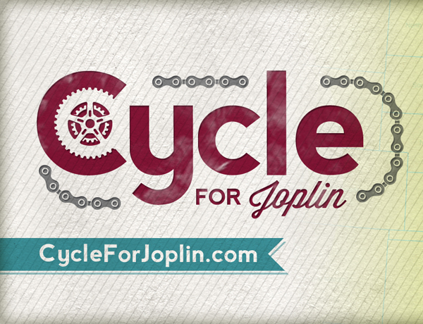 Cycling Joplin  event  logo design  web site map states
