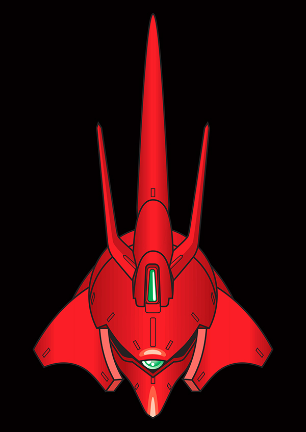 Gundam Head Vector Illustrations