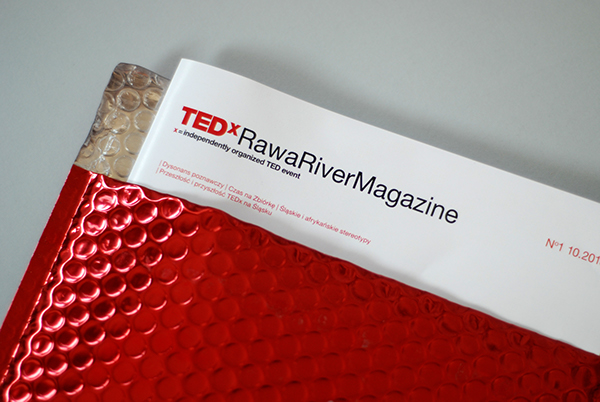 TEDxRawaRiver 2013 conference branding
