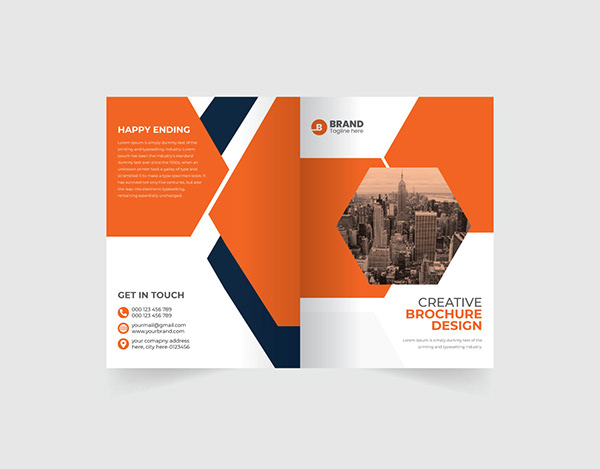 Corporate business brochure design template
