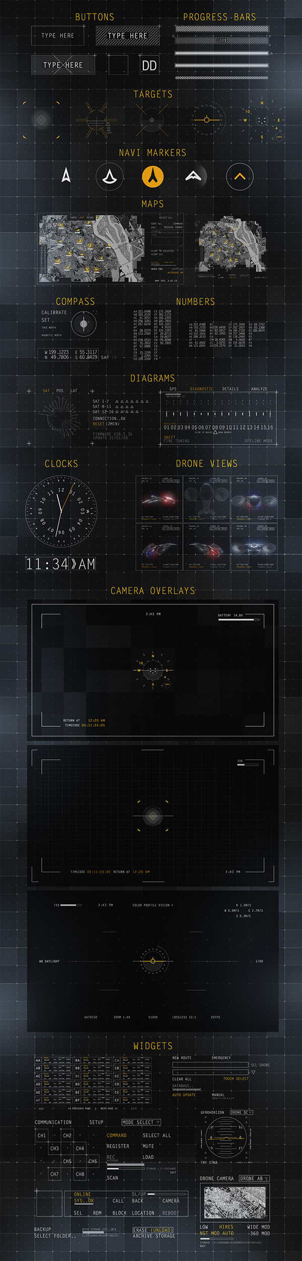 MILITARY INTERFACE PROJECT / HUD / UI
