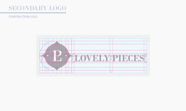 logo Corporate Identity boutique lovely pieces Logo Design rebranding Layout stationary fashion branding Fashion Store