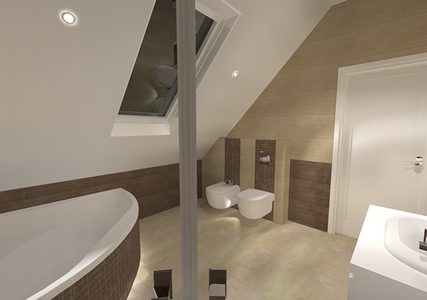projekt aranżacja wnętrz Interior design łazienka bathroom