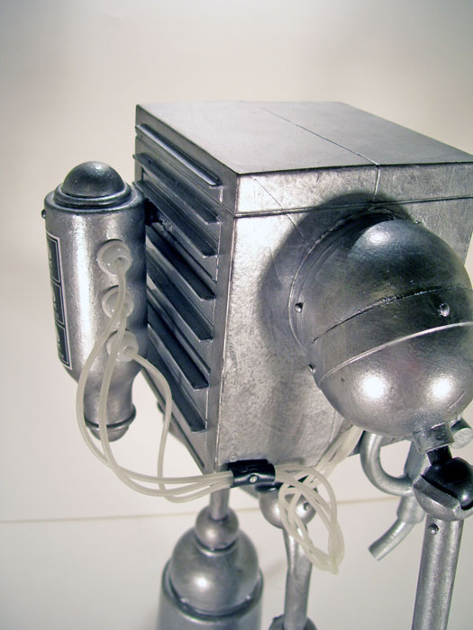 robot  art  silver gid  glow