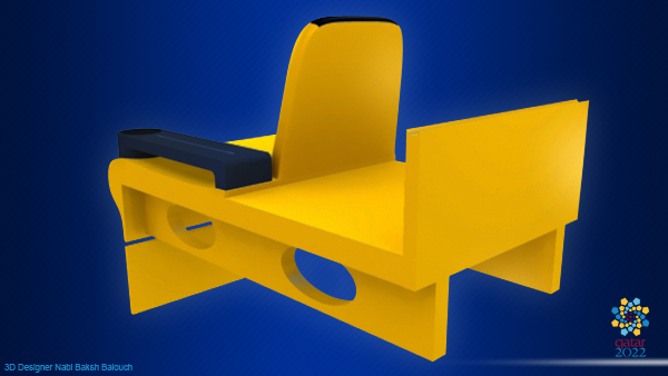 Fifa 2020  Qatar  worl cup design  MODEL  chair 3D