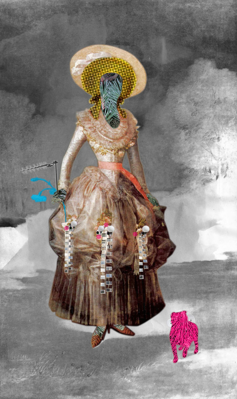 art collage francisco de goya marquesa de pontejos homage Pop Art 2012