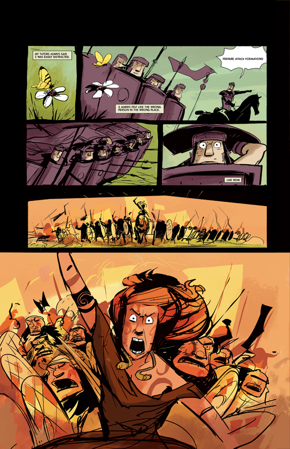 comics Boudica Graphic Novel