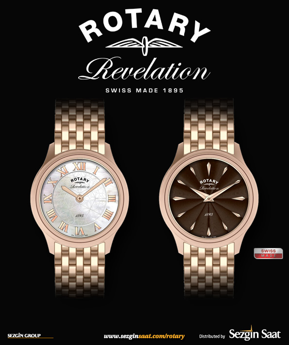 graphic design ad advertisement Dergi ilan rotary Watches saat