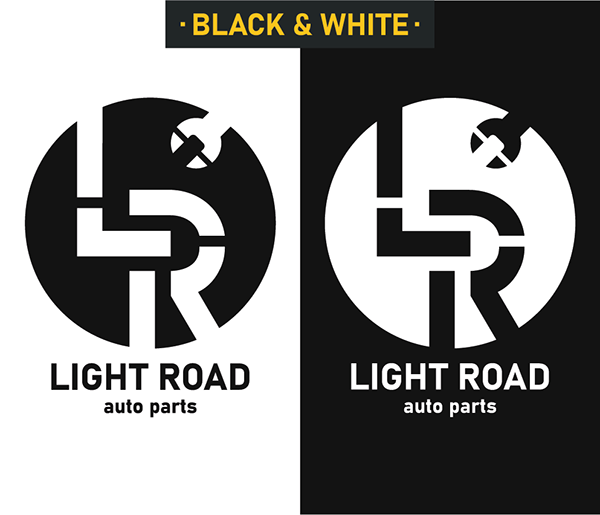 Light Roard | Auto Parts Store Logo