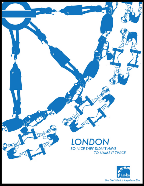 Copy Writing London Adverting campaign print ad London Tower london eye tourism