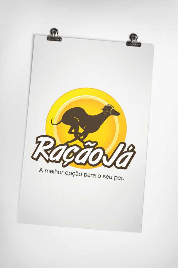Ração Ja delivery logo Corporate Identity Gustavo Roa identity