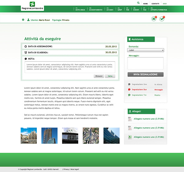 Webdesign Regione Lombardia