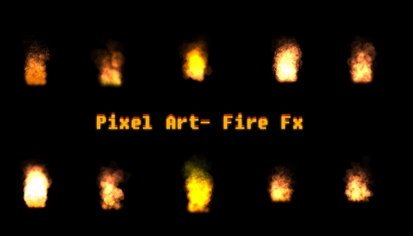 Pixel Art Fire Effects