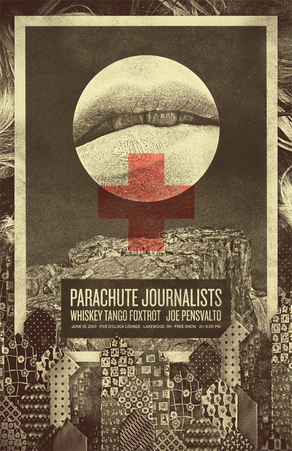 Parachute Journalists Jeff Finley Adam Wagner Cleveland OH Cleveland ohio Poster Design rock Jeff Steinwachs