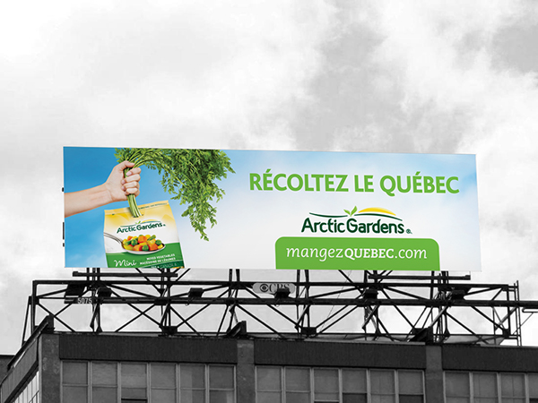 billboard campaign Food  frozen vegetable