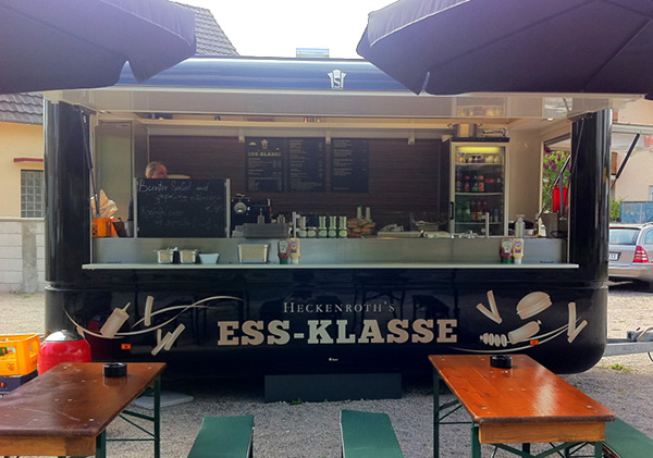 Ess-Klasse sausages burger frites food cart Food  meal corporate identity Logotype cooking cook curry currywurst ketchup