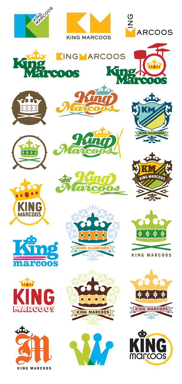 Jany Tran January Tran Logo Design logos King Marcoos Marcus Farrar identity
