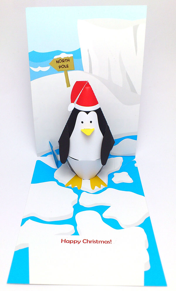 pop-up cards Christmas paper engineering