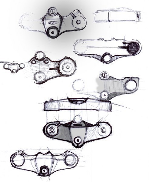 motorcycle clay cad concept bike show model modelmkaing sketch photoshop