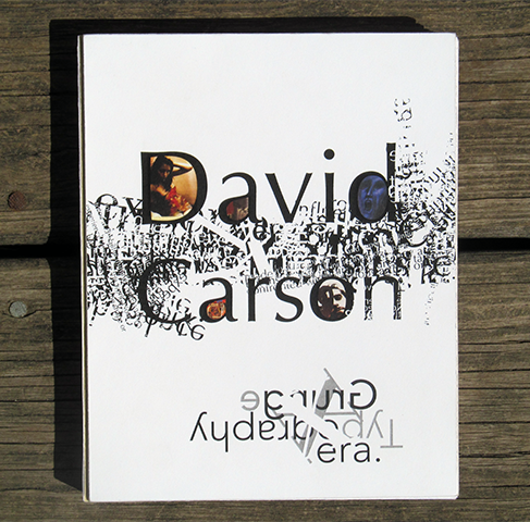 book design book David Carson grunge grunge typography accordian