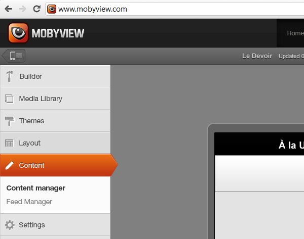 UI ux  mobyview  interface  app  mobile