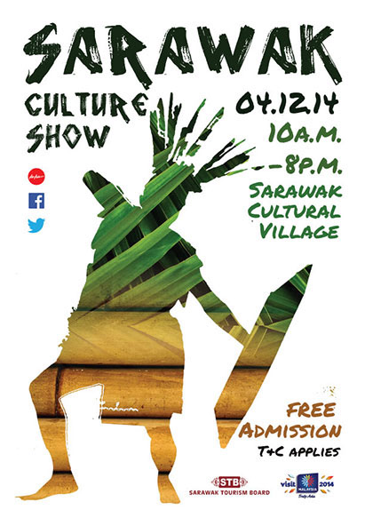 cultural culture Event poster sarawak tribal