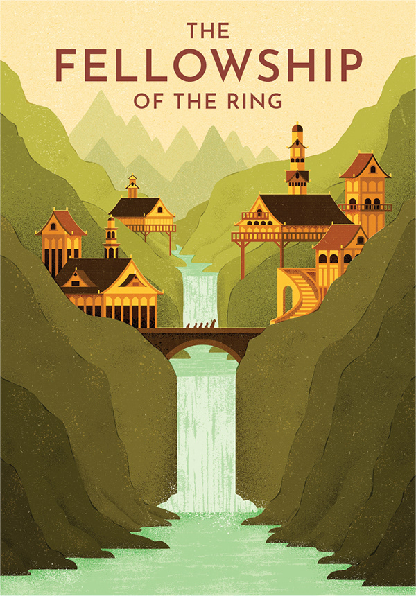 Lord of the Rings Book Covers on Behance