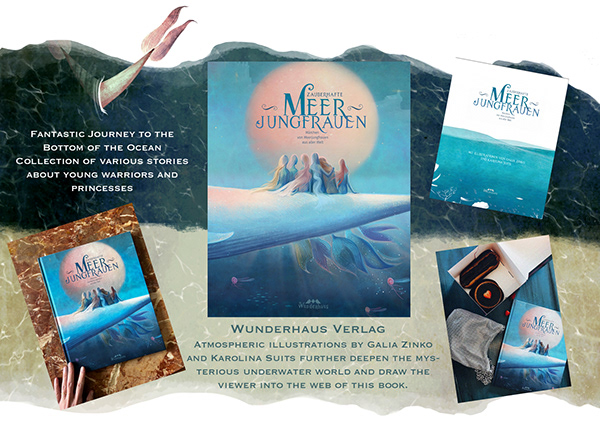 Children's book - magic illustrations. "Mermaids".