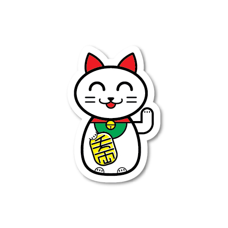 maneki neko maneki neko peru dos al cubo japan japanese Cat Gato Suerte lucky JAPON japones kioshi shimabuku papercraft