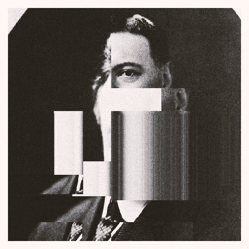 glitch art Glitch art portrait Archive vintage graphic abstract black and white monochrome Computer digital inspire shapes French