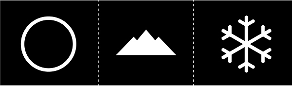 identity snow school Unit SKY snowboard Instructor emblem work in progress logo