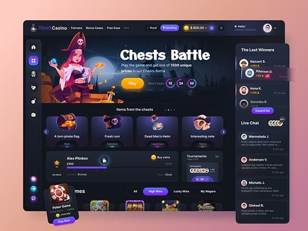 Pirat online casino web3 dashboard