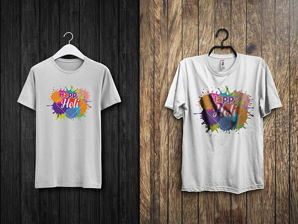 Holi T-shirt Design