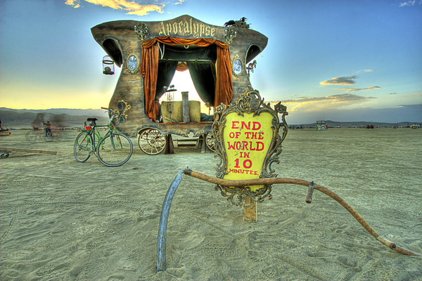 Burning Man HDR desert playa Black Rock City BM BRC