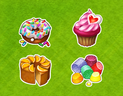 Sweets assets game art