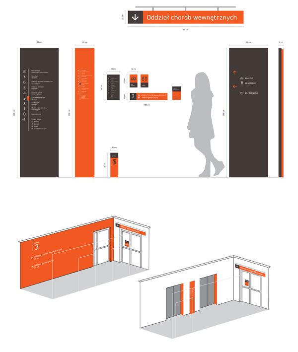 wayfinding Signage hospital pictogram sign icons