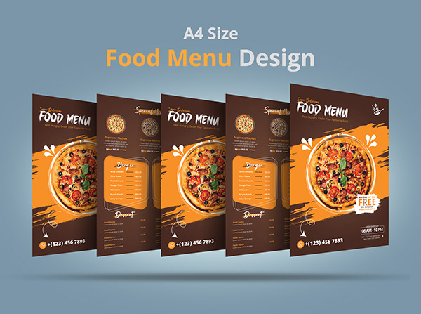 Food Menu Design