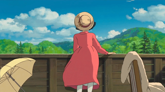 cinemagraph Video Editing gifs animation  Studio Ghibli anime