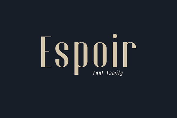 Espoir - Font Family (Free Download)